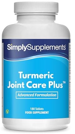 Turmeric Joint Care Plus | Supports Joint Health & Normal Inflammatory Response | Vitamins & Minerals | 180 Tablets = 3 Months of Supply | Vegetarian Friendly | Certified GMP & Made in The UK