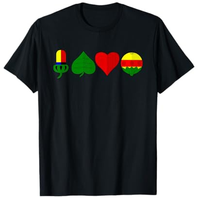 Schafkopf Karten T Shirt Trümpfe für Stammtisch und Turnier T-Shirt