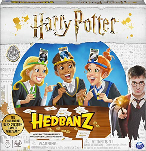 JUEGOS DE MESA - HEDBANZ HARRY POTTER - Juego Harry Potter de Adivinanzas Divertido para Niños y Familias - Edición Especial Harry Potter - 2-6 jugadores - 6055930 - Juegos de Mesa Niños 7 años +