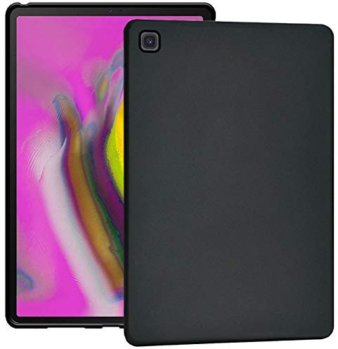 Verco Cover compatibile con Samsung Galaxy Tab A 10.1 2019 Case di Silicone Tablet Custodia per il Modello T510 / T515 Astuccio - Nero