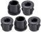 Sourcingmap 10mm Mounted Dia Snap in Cable Hose Bushing Grommet Protector Black 5pcs