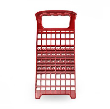 Börner Râpe mixte, râpe à légumes, râpe à fruits, râpe multifonction, râpe fine et grossière (rouge)