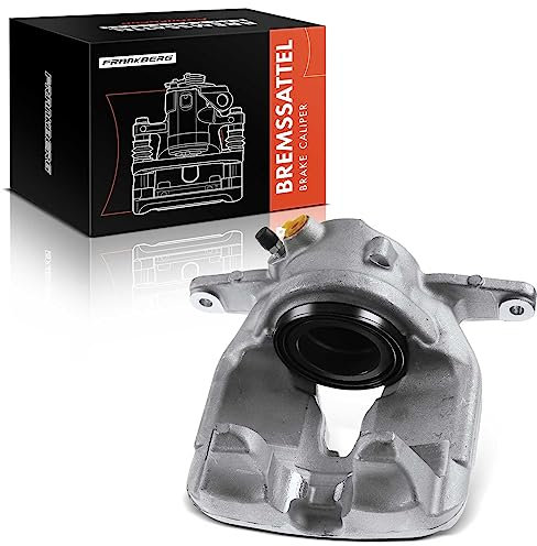 Frankberg Brake Caliper Disc Brake Front Left Aluminium hole spacing 140mm Compatible with C-Class W205 C-Class Coupe C-Class T-Model Replace# 345012