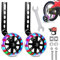 Sunshine smile Ruote di Supporto per Bambini, Laterali, Rotelle Regolabili per Bici, Ausiliarie per La Bicicletta, Stabilizzatori (Nero 1)