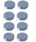 8PCSAir Stone para pecera, Burbuja Piedra Pescado Tanque Estanque Bomba Difusor Placa para Hidropónico Placa,Acuario Pecera Accesorios de Bomba de Aire, Piedra Redonda de 4 cm