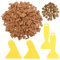 Cayway 300 PCS Mini Red Wall Bricks Miniature Brick Scale Model Bricks, 2 Size Mini Bricks Model Sand Table Micro Landscape Accessories DIY Dollhouse Bricks Diorama Fairy (300PCS Red Bricks)