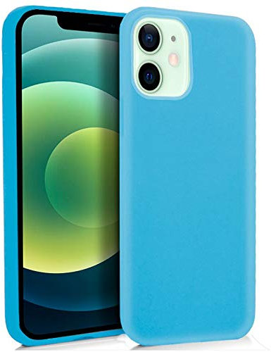 Cool Silicone Case for iPhone 12/12 Pro (Sky Blue)