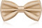 URAQT Fliege Herren, Klassische Einfarbig Fliegen für Männer, Schmale Smoking Fliege Schleife mit Haken, Einstellbar Bow Tie für Hochzeit Party(Gold)