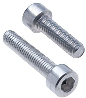 Cilindro Tornillos de Cabeza Hexagonal M5x20 (Paquete de 10) A2 de Acero Inoxidable Hexagonal Socket Allen Key Hex Tornillo Tornillos de Rosca Tornillos Cilíndricos Estándar DIN912 (5mm x 20mm)
