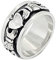 TreasureBay Damen Herren 925 Sterling Silber Claddagh-Spinner Ring keltisches Band, Sterling Silber