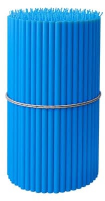 BlueBee Ritual Kerzen Bienenwachs, Orthodoxe Kerzen für Gebet Tischdeko, Hochzeit, Weihnachten, Halloween - Ungiftig, Ruß - Tropffrei, Nachhaltige Produkte, Höhe: 18cm, 50 Stck.