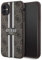 Guess GUHMN61P4RPSW Hülle für iPhone 11 / Xr braun hardcase 4G Printed Stripes