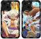Eouine 2 Stück Schutzhülle für Apple iPhone 15 Hülle 6.1'' Anime Gear 5 Nika Handyhülle Manga Muster Case All Inklusiv Linsen Design Stoßfest TPU Cover für iPhone 15