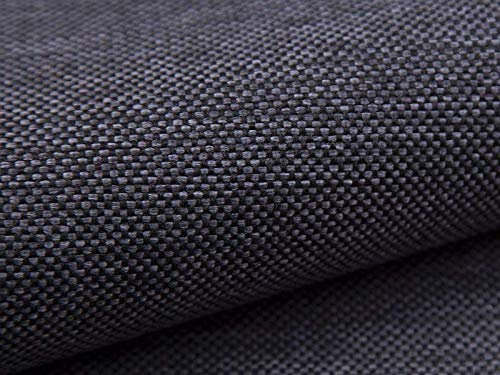 2,5 Meter Polsterstoff Webstoff Bezugstoff Mona 12 Grauschwarz