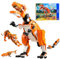 GaoDeBuChou Creator 3in1 Dinosaurier,1030 PCS Tyrannosaurus Rex zu Tiger oder Hai Set,Tierfiguren Mikro klemmbausteine,geeignet für Erwachsene und Jugendliche ab 14 Jahren,Nicht kompatibel mit Lgo