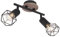 Globo Deckenleuchte Xara I schwarz mit Holz - 54802S-2H