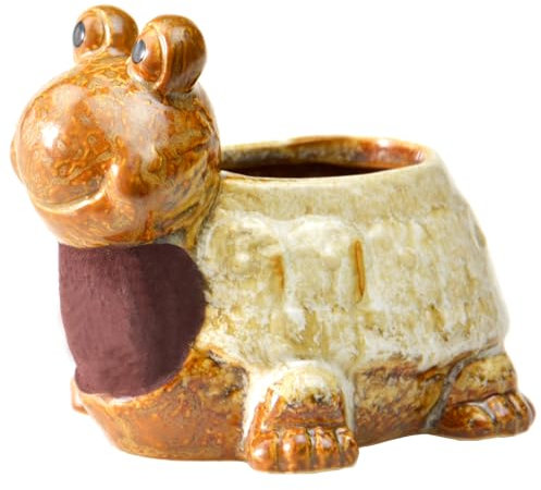 Aschenbecher für Zigarette mit Streichhölzern Striker Wasserdichter Keramik Aschenbecher für Home Office Dekorative Aschenbecher Retro Schildkröte Design für Innen und Außen