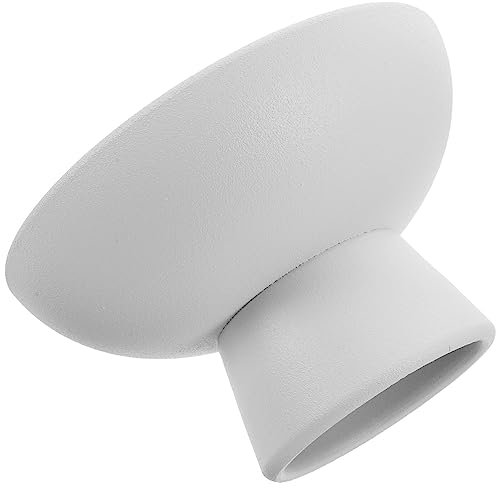Luxshiny Keramik Obstschale Mit Fuß - Elegantes Serviertablett FüR FrüChte, Snacks Und Desserts - Weiß - Ideal FüR KüChe, Partys Und Restaurants