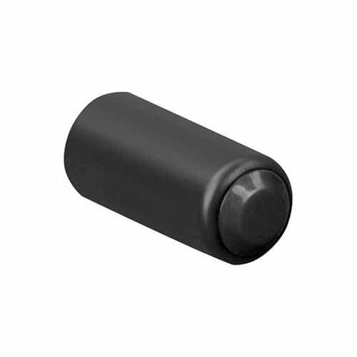Mic Battery Cover Mic Battery Screw on Caps Wireless Microphone Battery Cover Cap Cup Accessories for Shure PGX2/SLX2/PG58/SM58/BETA58 (Black)