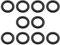 eMagTech 10Pcs Pressure Washer Quick Release Hose Male End O-Ring Rubber Seals Compatible with VAX Compatible with MOGANNA Pressure Washer Parts