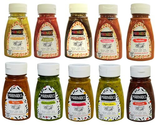 Sauce marinade prête à l'emploi à base d'huile pot de 150g pour 3kg de préparation (maître d'hotel)