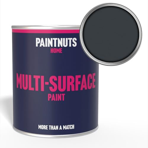 Paintnuts Multi-Surface Paint - RAL-7016 - ANTHRACITE GREY - 500ml Tin - Matt Finish