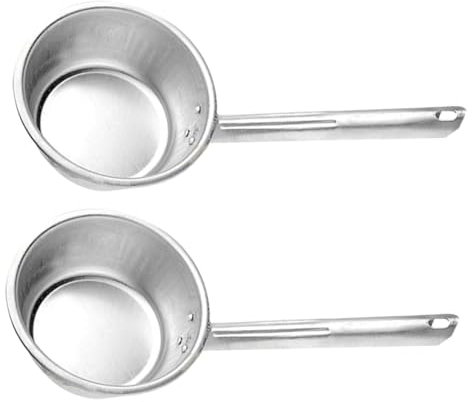 Garneck Mestolo in Alluminio Per Cucina E Bagni Cucchiaio Da Portata Robusto E Di Capacità Per Annaffiare Le Piante