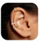 BVLAGIDA 3 Stück Ear Cuff für Damen Ohrmanschette Ohrringe Earcuffs Set Fake Ohrringe 14K Gold Earcuff Fake Knorpel Helix Ohrringe Ohrklemme mit Geschenkbox