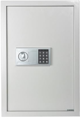 FELGNER Schlüsseltresor mit elektronischem Pin Code Sicherheitsschloss | 133 Haken | farbige Schlüsselanhänger | Robuster Schlüsselsafe Schlüsselschrank aus Stahl | Ideal für Zuhause oder Büro