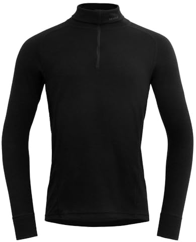 Devold Duo Active Merino 205 Z.Neck MAN Black - M