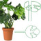 Hebterrka Set di 2 supporti per piante Monstera, in alluminio per piante in vaso, robusti ed estetici per decorazione di interni ed esterni
