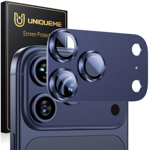 UM UNIQUEME für iPhone 17 Pro Kameraschutz - Objektivfolie, Marineblau