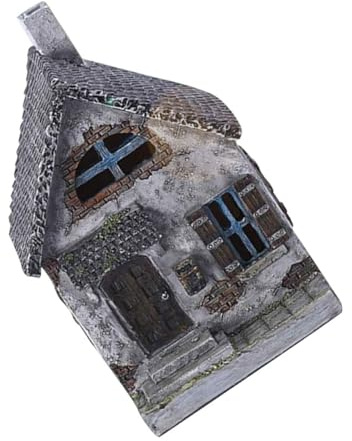 BESPORTBLE Resin Miniatur Haus Dekoration Wetterfest Kreatives Outdoor Gartenhaus Ornament aus Hochwertigem Harz Langlebig für Innen Außen Vielseitig Einsetzbar
