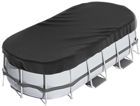 FACAIIO Bâche rectangulaire pour piscine hors sol, tissu Oxford 210D, stabilité améliorée, 2,1 x 3 m/2,1 x 4 m/2,4 x 4,3 m