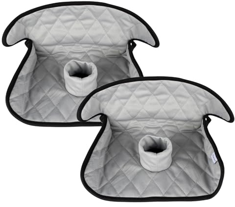 Hisprout Comfort Universal Child Car Seat Protector Pad for Potty Training,Nappy Leaks & Toilet Training,Fit Car Seats(Button style-2pack)