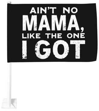 „Ain't No Mama Like The One I Got – Fensterclip für Auto, Flaggen, Sonnenschutz, 12x18 Zoll Banner, doppelseitig, für LKW