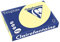 Clairefontaine 1248C - Ries Druckerpapier / Kopierpapier Trophee, intensive Farben, DIN A4, 120g, 250 Blatt, Gelb, 1 Ries