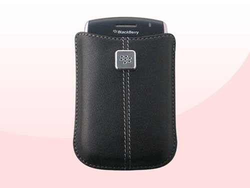 BlackBerry Pocket Etui en cuir pour 8900/9700/8520 Noir