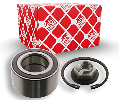 febi bilstein 31379 Radlagersatz mit Achsmutter und Sicherungsring, 1 Stück | Kompatibel mit: FORD TOURNEO CONNECT, TRANSIT CONNECT