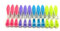 MSV Lot de 12 Pinces à Linge Bi matière