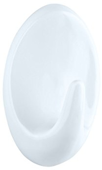 WENKO Strip-it® Maxi-Wandhaken Weiß 2er Set - 2er Set, Kunststoff, 3 x 5 x 2 cm, Weiß