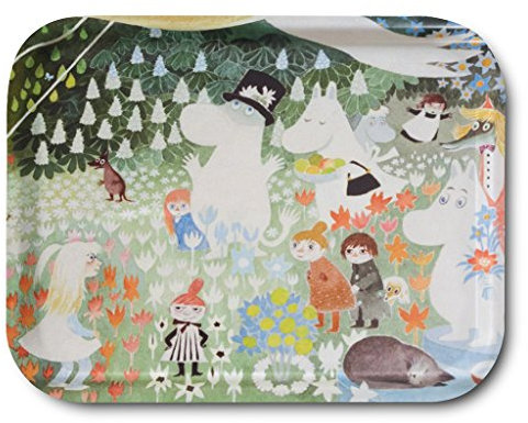 Moomin 101 – 5 Dangerous Journey Tablett Holz, Mehrfarbig, 27 x 20 x 1,5 cm