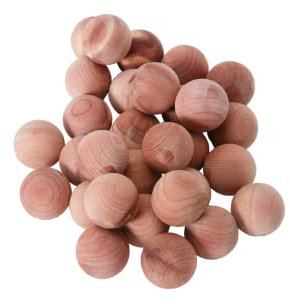 Cedar Essence Lot de 100 boules de cèdre rouge