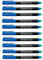 10 FABER-CASTELL MULTIMARK / blau / 0,6 mm