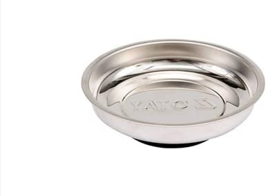 Yato yt-08295 – Pièces magnétiques Plateau de 10 cm, Noir