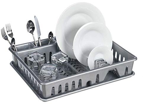 ESCURREPLATOS C/BANDEJA GRIS TOYMA 48X38X10,5