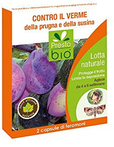 Feromonas contra el gusano de la ciruela – Caja de 2 cápsulas