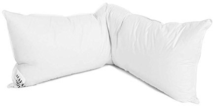 Mayaadi-Home HS18 Seitenschläferkissen Schwangerschaftskissen Stillkissen 90% Federn 10% Daunen Kissen 145x40cm Füllung 2000 gr