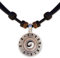 HANA LIMA ® Lederkette Surferkette Halskette Herrenkette Damenkette Metallanhänger Yin Yang Feng Shui