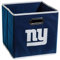 Franklin Sports NFL New York Giants Faltbarer Aufbewahrungsbehälter, NFL Faltwürfel, Aufbewahrungsbehälter, passend für Mülleimer, Stoff, NFL Team, Aufbewahrungswürfel, Einheitsgröße, 27,9 x 27,9 cm